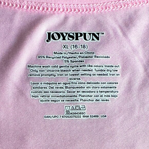 JOYSPUN Pink Tank Top and Dogs Shorts Pajama Set Size XL NWT - Picture 5 of 6